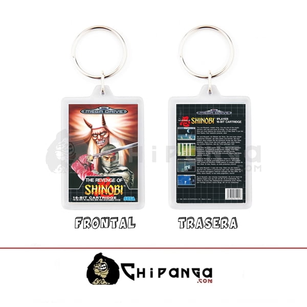 Llavero Retro Caratula The Revenge Of Shinobi Mega Drive Chipanga