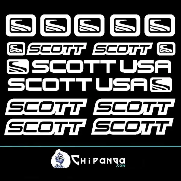Kit Pegatinas personalizadas Scott para bicicleta - Imagen 2