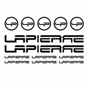Kit de adhesivos de vinilo Lapierre para cuadros de bicicleta de montaña o carretera