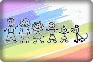 Pegatinas Familia