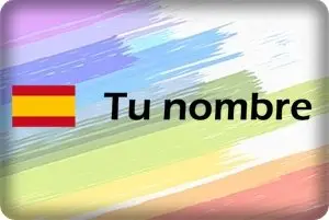Nombres con bandera