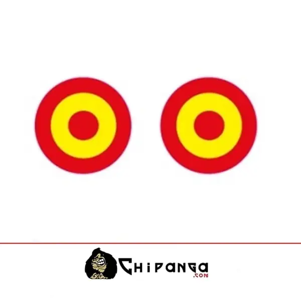 Pegatinas Bandera España Aviacion