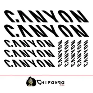 Kit Pegatinas personalizadas Canyon para bicicleta