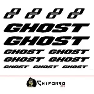 Kit Pegatinas personalizadas Ghost para bicicleta