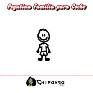 Pegatinas Familia Niño Hijo b