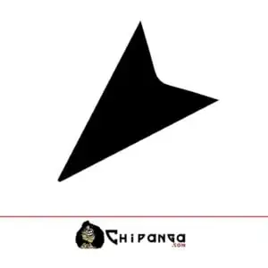 Pegatina flecha gancho 2