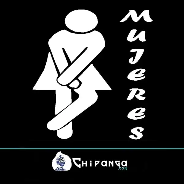 Cartel Mujeres Baño n