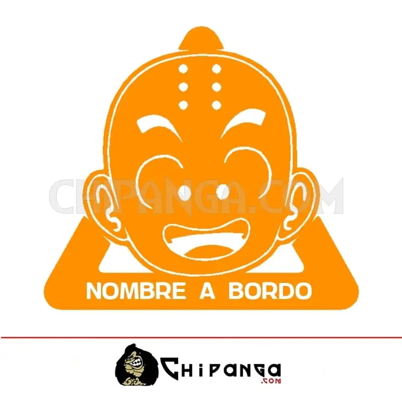 Pegatina a bordo Krillin Dragon Ball
