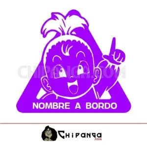 Pegatina a bordo Pan Dragon Ball