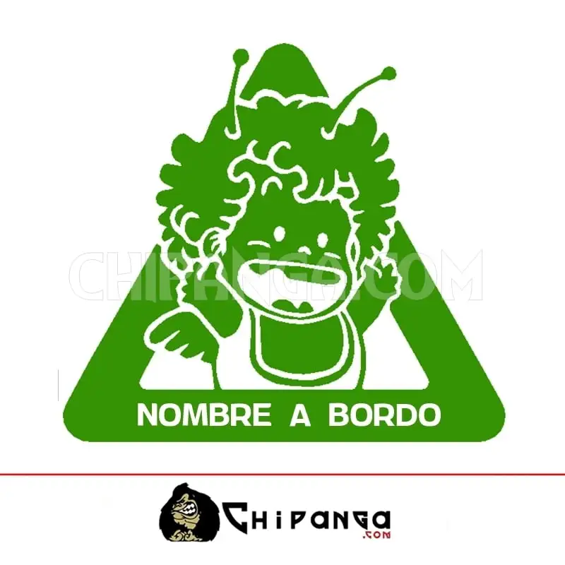 Pegatina nombre a bordo Gatchan Dr Slump DB