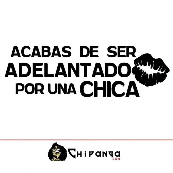 Pegatina para coche frase Acabas de ser adelantado por una chica