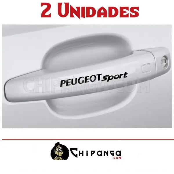 Pegatina Peugeot Sport para tirador de puerta coche manija maneta