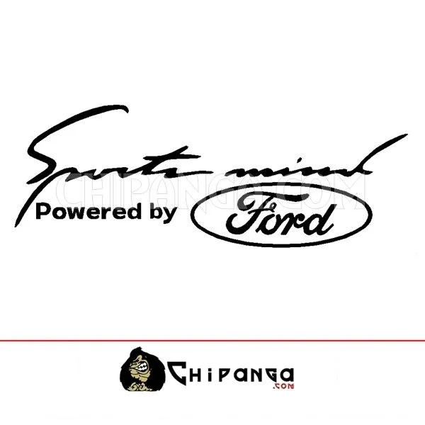 Pegatina Sport Mind powered by Ford