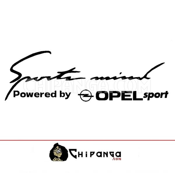 Pegatina Sport Mind powered by Opel Sport