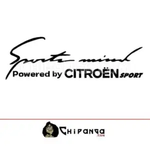 Pegatina Sport Mind powered by Citroen Sport