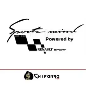 Pegatina Sport Mind powered by Renault Sport
