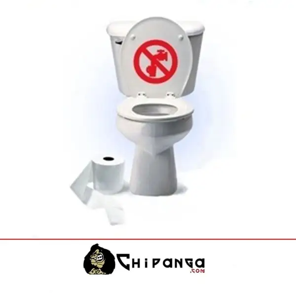 Vinilo Cisterna WC Tapa Prohibido Beber