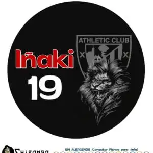 Oblea personalizada para tartas del Athletic Club Bilbao