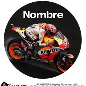 Oblea personalizada para tartas de Marc Marquez
