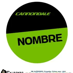 Oblea personalizada para tartas Cannondale