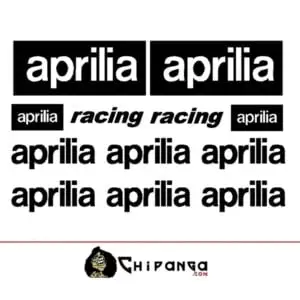 Lamina Pegatinas Aprilia Racing