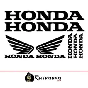 Lamina Pegatinas Honda Modelo 2
