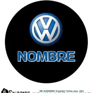 Oblea personalizada para tartas de Volkswagen