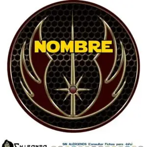 Oblea personalizada para tartas de Orden Jedi disco