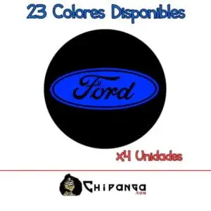 Pegatinas para tapa de llantas Ford Buje Rueda