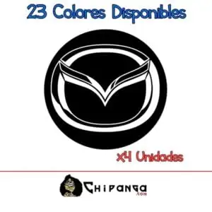 Pegatinas para tapa de llantas Mazda Buje Rueda