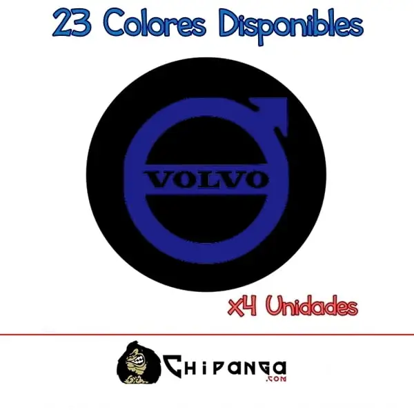 Pegatinas para tapa de llantas Volvo Buje Rueda