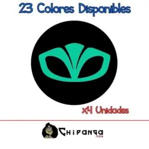 Pegatinas para tapa de llantas Daewoo Buje Rueda