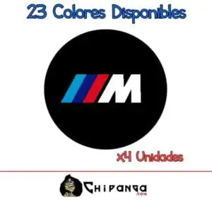 Pegatinas para tapa de llantas Bmw Serie M Buje Rueda