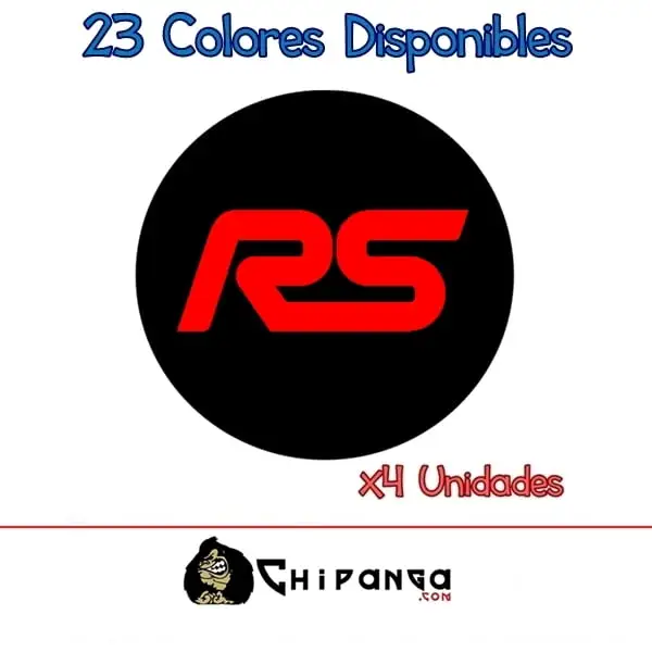 Pegatinas para tapa de llantas Rs Buje Rueda