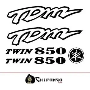 Lamina Pegatinas  Yamaha TDM mod1