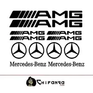 Kit Pegatinas para coche Mercedes Benz Amg