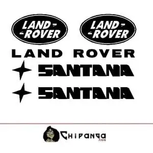Kit Pegatinas para coche Land  Rover Santana 1