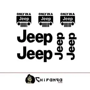 Kit Pegatinas para coche  Jeep