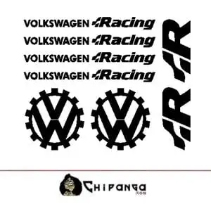 Kit Pegatinas para coche Volkswagen Racing
