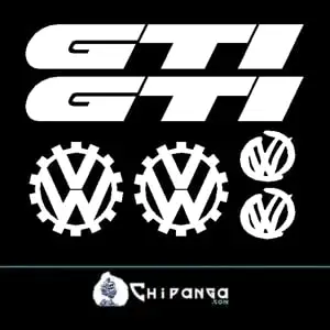 Kit Pegatinas para coche Volkswagen GTI - Imagen 2