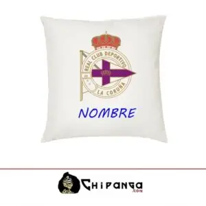 Cojín Del Deportivo de la Coruña Personalizado con Nombre