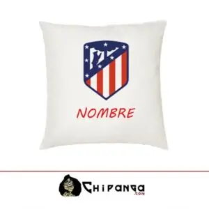 Cojín del Atletico de Madrid Personalizado con Nombre
