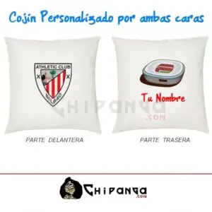 Cojín Athletic Club Bilbao  San Mamés Personalizado con Nombre