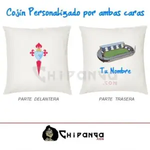 Cojín RC Celta  Estadio Balaidos Personalizado con Nombre