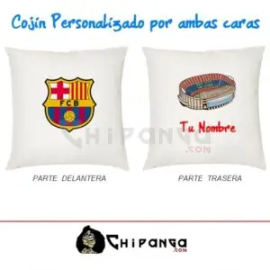 Cojín FC Barcelona Estadio camp nou Personalizado con Nombre