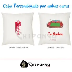 Cojín Granada CF Nuevo Los Cármenes Personalizado con Nombre