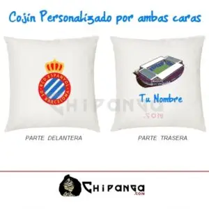 Cojín RCD Espanyol de Barcelona RCDE Stadium Personalizado con Nombre