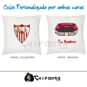 Cojín sevilla FC Ramón Sánchez Pizjuán Personalizado con Nombre
