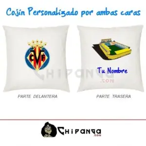 Cojín Villareal CF Estadio de la Cerámica Personalizado con Nombre