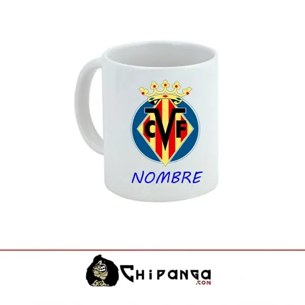 Taza Personalizada con nombre Villareal CF